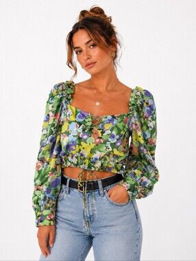 Ted Baker Crop Top | 0 | Floral